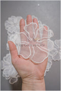 20pcs. Lace flowers for sewing/ 3D flower lace applique/ wedding dress lace applique/ bridal lace// A20-191