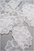 30pcs. Lace flowers for sewing/ 3D flower lace applique/ wedding dress lace applique/ bridal lace// A20-192
