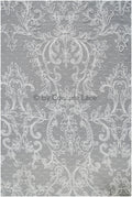 French lace fabric on dot tulle/ lace fabric off-white/ floral lace with dots/ polka dot lace fabric/ bridal lace// L20-328