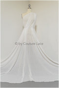 Stretch glitter fabric/ off-white diamond glitter mesh/ stretch glitter fabric/ shiny bridal glitter fabric// R-026