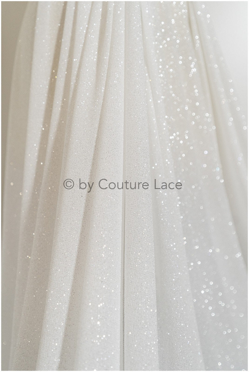 Stretch glitter fabric/ off-white diamond glitter mesh/ stretch glitter fabric/ shiny bridal glitter fabric// R-026