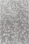 French lace off-white/ embroidered lace fabric on dot tulle/ lace with dots/ polka dot lace fabric// L19-321
