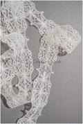 Boho lace trim off-white/ embroidered lace trim/ elegant lace veil lace/ bridal lace belt/ bridal lace trim// T20-086