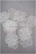 20pcs. Lace flowers for sewing/ 3D flower lace applique/ wedding dress lace applique/ bridal lace// A20-191