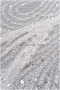 Perlen Braut Spitze Off-White/ Couture Spitzenstoff/ schwere Brautspitze/ Perlen Spitze// L20-354