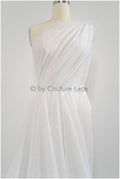 Exquisite shiny glitter stretch tulle fabric / off-white tulle / elegant mesh tulle lace fabric / bridal lace fabric // R-031DIA