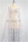 Perlen Braut Spitze Off-White/ Couture Spitzenstoff/ schwere Brautspitze/ Perlen Spitze// L20-354