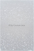 Exquisite shiny glitter stretch tulle fabric / off-white tulle / elegant mesh tulle lace fabric / bridal lace fabric // R-031DIA
