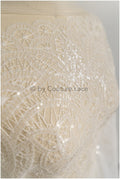 Ornament Braut Spitze Off-White/ Braut Spitzenstoff/ Boho Braut Spitze/ geometrische Hochzeit Spitze/ Couture Spitze// L17-116S