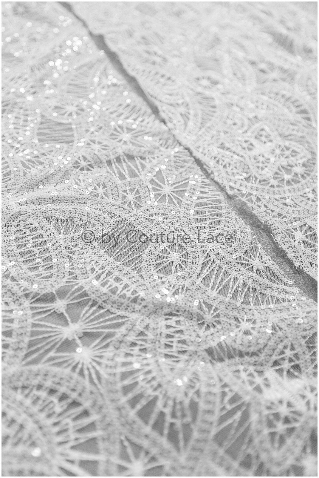 Ornament Braut Spitze Off-White/ Braut Spitzenstoff/ Boho Braut Spitze/ geometrische Hochzeit Spitze/ Couture Spitze// L17-116S