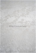 Bridal brocade fabric/ off-white light brocade fabric/ bridal jacquard/ floral bridal brocade// R-040
