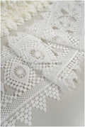Boho lace trim off-white/ Guipure lace trim/ romantic boho lace/ bridal lace/ T20-107