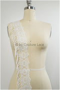 Boho fringe lace trim off-white/ Boho lace/ Guipure lace trim/ Boho dress bridal lace// T20-111
