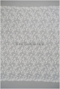Tela de encaje nupcial romántica blanco roto / Encaje de novia / Tela de encaje floral / L20-007NR