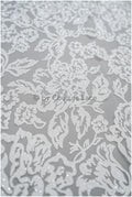 Floral glitter tulle fabric/ glitter fabric/ glitter net with floral pattern/ shiny glitter tulle fabric// R-033