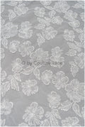 Hibiskus Blüten Spitzenstoff/ Spitzenstoff mit großen Blumen/ Braut Spitzenstoff Off-White/ Brautspitze// L20-382