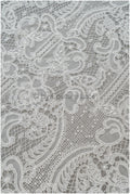 Luxury crochet lace with pearls/ off-white boho wedding lace fabric/ romantic lace with pearls/ chiffon lace// L20-362