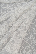 Blumen Spitzenstoff Off-White/ Blumen Spitzenstoff/ Braut Spitzenstoff/ Spitzenstoff mit Blumen// L20-359