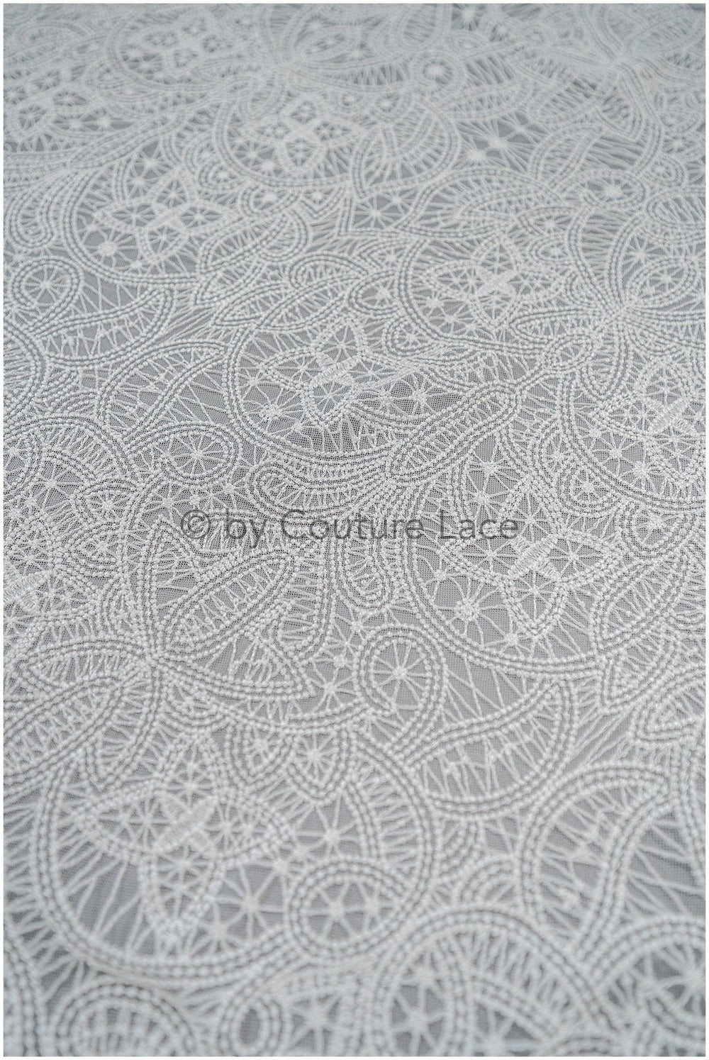Boho bridal lace fabric off-white/ modern bridal lace fabric/ soft boho lace fabric// L20-116E