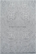 Boho bridal lace fabric off-white/ modern bridal lace fabric/ soft boho lace fabric// L20-116E