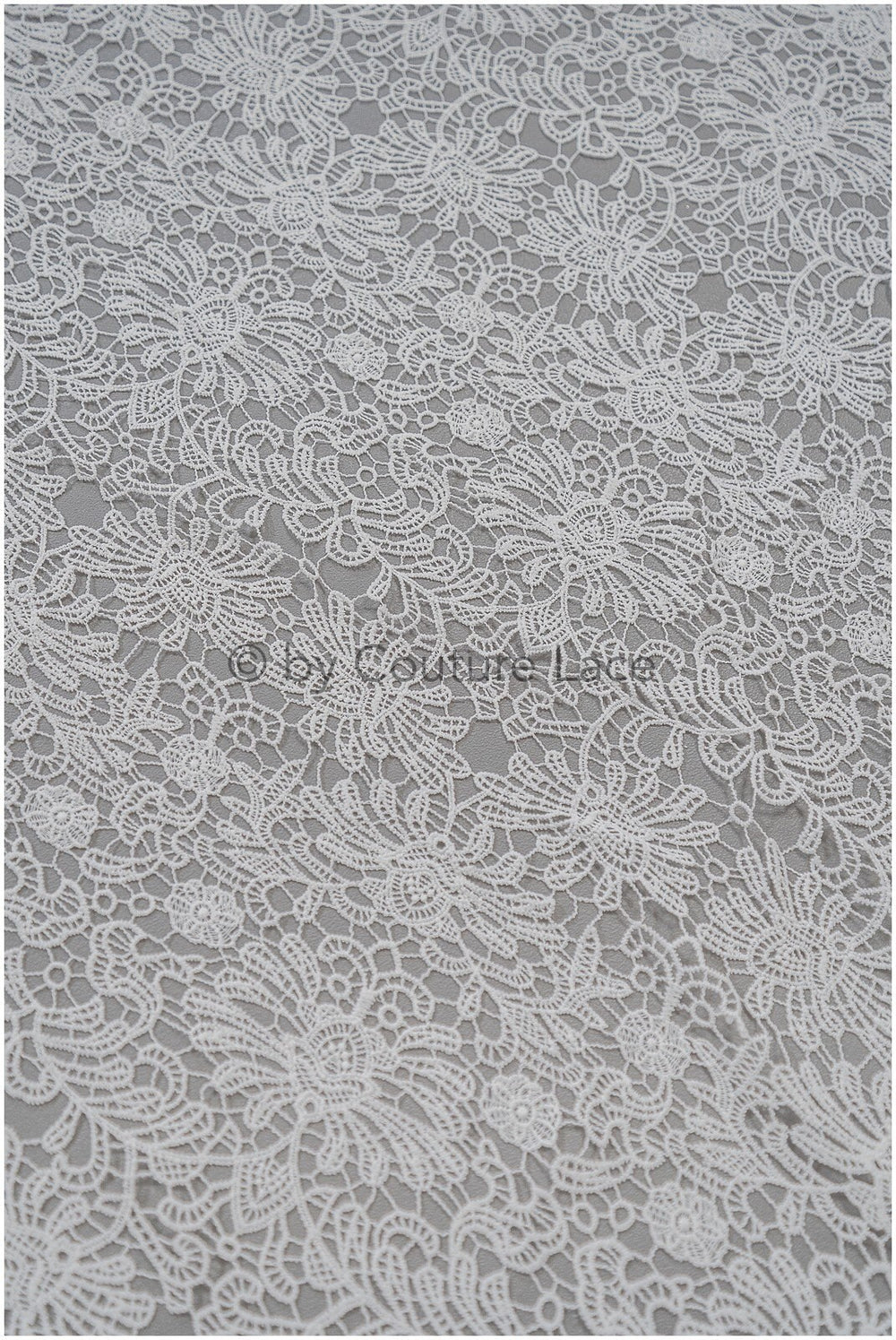 Crochet lace fabric for wedding dresses, boho macrame lace fabric for wedding dress// L20-383