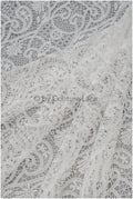 Abstrakter gehäkelt Spitzenstoff Off-White/ Boho Spitzenstoff/ Guipure Boho Brautspitze/ Boho Hochzeitskleid Stoffe/ Makramee Spitze// L20-384