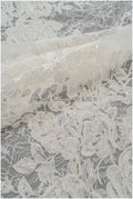 Rosenblüten Spitzenstoff Off-White/ Blumen Spitzenstoff/ Braut Spitzenstoff/ Spitzenstoff// L20-363