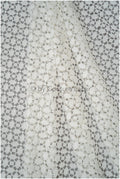 Crochet lace off-white/ Boho bridal lace fabric/ soft French lace/ Macrame lace fabric/ Bridal lace fabric// L20-386