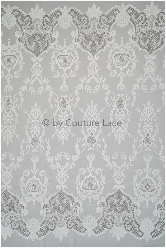 Crochet lace fabric, Boho lace fabric, Guipure Boho bridal lace, Chiffon lace fabric, Vintage bridal lace, Macrame lace