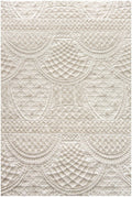 Schwerer Perlen Spitzenstoff für Brautkleider/ Französische Perlenspitze Off-White/ geometrischer Spitzenstoff/ Braut Perlenspitze// L17-079