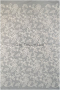 Spitzenstoff mit floralem Muster/ Designer Couture Spitze Off-White/ Spitzenstoff mit Perlen & Pailletten// L20-013