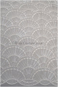 Artdeco Braut Spitzenstoff Off-White/ Pailletten Spitzenstoff für Brautkleider/ Pailletten Netzstoff// L20-333