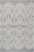 Embellished Patterned Lace Fabric Off-White/ Sequins Lace Fabric for Wedding Dresses/ Lace Fabric with Flowers &amp; Leaves// L20-339