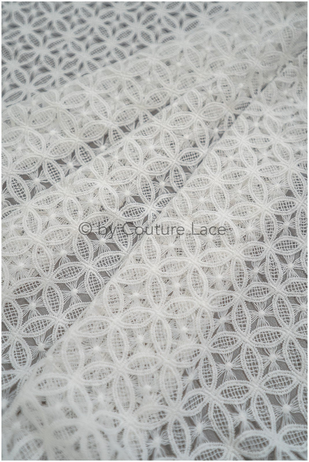 Geometrische Spitze, Gehäkelte Spitze, Boho Spitzenstoff, weiche französische Spitze, Makramee Spitzenstoff, Braut Spitzenstoff// L20-388
