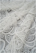 Guipure lace, crochet lace fabric, boho lace fabric, soft knitted lace fabric, macrame lace fabric// L20-387
