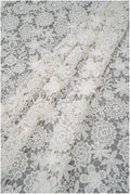 3D Spitzenstoff Off-White/ Guipure Spitzenstoff mit 3D Blüten/ gehäkelter Braut Spitzenstoff mit Blumen/ Boho Spitzenstoff mit 3D Blüten// L20-199B