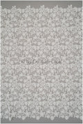 Florale Boho Spitze Off-White/ Gehäkelter Spitzenstoff/ Boho Spitze/ Makramee Spitzenstoff/ gestrickter Spitzenstoff mit Blumen// L20-390