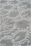 Boho bridal lace fabric with leaf pattern, wedding lace fabric, boho wedding dress, bridal lace fabric, vintage wedding dress lace// L20-378