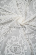 Crochet lace fabric, Boho lace fabric, Guipure Boho bridal lace, Chiffon lace fabric, Vintage bridal lace, Macrame lace