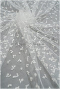 Braut Spitze Stoff mit Polka Dot/ Reis Maserung Spitze/ Brautspitze Off-White/ Braut Spitze mit Punkten// L20-398