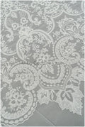 Filigree embroidered lace fabric, cotton bridal lace, boho bridal lace, vintage bridal lace, floral cotton lace fabric// L20-042N