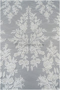 Wunderschöner Perlen Spitzenstoff Off-White/ Hochzeitsspitze floral/ Braut Spitzenstoff/ Perlen Blumen Spitzenstoff// L20-347