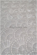 Artdeco Braut Spitzenstoff Off-White/ Pailletten Spitzenstoff für Brautkleider/ Pailletten Netzstoff// L20-333