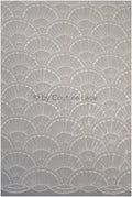 Artdeco Braut Spitzenstoff Off-White/ Pailletten Spitzenstoff für Brautkleider/ Pailletten Netzstoff// L20-333