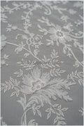 3D Blumen Spitzenstoff Off-White/ Braut Spitzenstoff/ romantischer Spitzenstoff mit 3D Blumen/ Hochzeit Spitzenstoff// L20-372