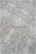 Bridal lace fabric off-white/ chiffon lace fabric for wedding dress/ crocheted lace/ boho lace fabric// L20-374