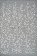 Beautiful pearl lace fabric off-white/ Couture lace fabric with pearls &amp; sequins/ Bridal lace with branches &amp; leaves// L20-399