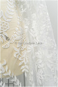 Boho lace fabric off-white/ cotton bridal lace/ vintage bridal lace// L20-403