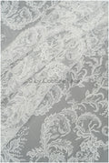Filigree embroidered lace fabric off-white/ bridal lace/ boho bridal lace/ vintage bridal lace/ floral lace fabric// L20-404