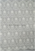 Boho peacock lace fabric off-white/ bridal lace fabric with sequins/ boho bridal lace/ vintage bridal lace/ floral lace// L20-405